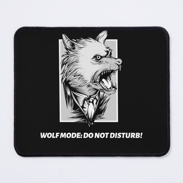 Item preview, Wolf mood: Do not disturb! designed and sold by nomadwanderer.