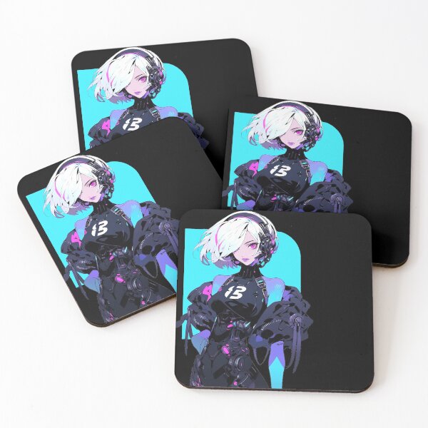 Item preview, Cyberpunk waifu girl manga designed and sold by KOB-DESIGN ⭐⭐⭐⭐⭐.