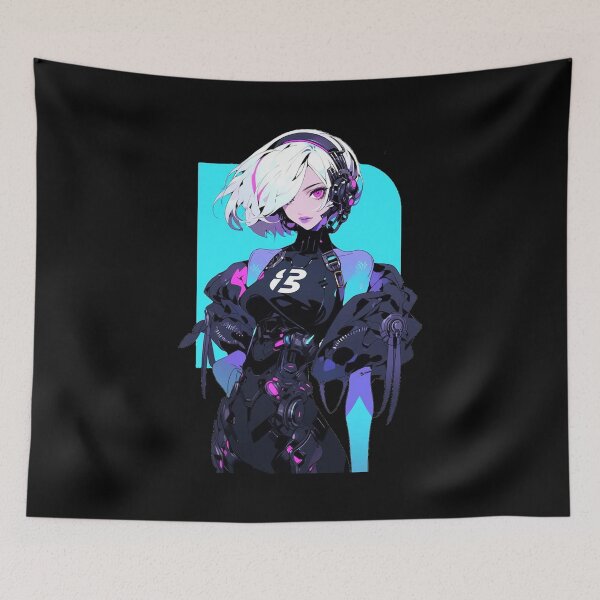 Item preview, Cyberpunk waifu girl manga designed and sold by KOB-DESIGN ⭐⭐⭐⭐⭐.