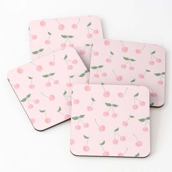 Item preview, Pastel cherries designed and sold by Blooming June Design.