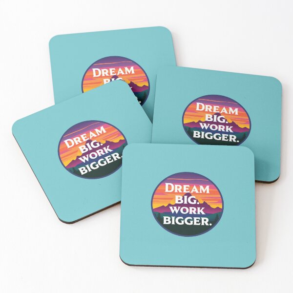 Item preview, Dream big. Work bigger. designed and sold by Summer Sunshine.