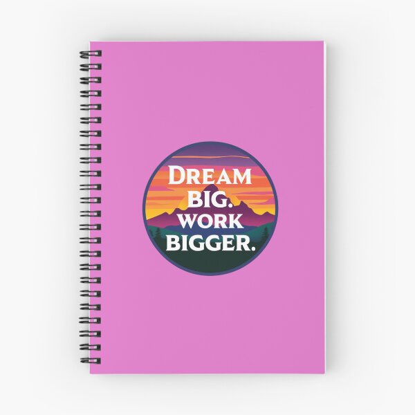Item preview, Dream big. Work bigger. designed and sold by Summer Sunshine.