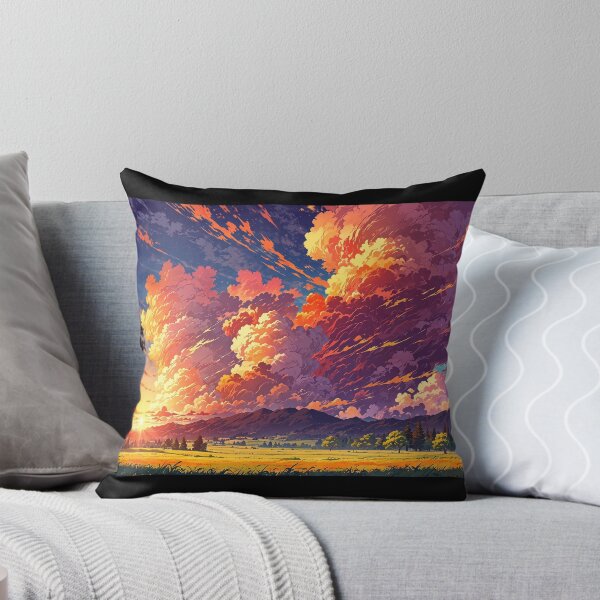 Item preview, Mountain landscape in anime style. designed and sold by ArtCraftLab.