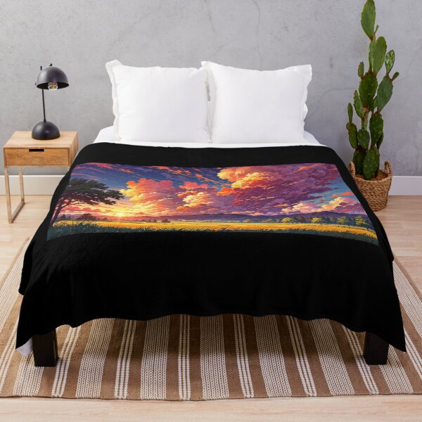 Item preview, Mountain landscape in anime style. designed and sold by ArtCraftLab.