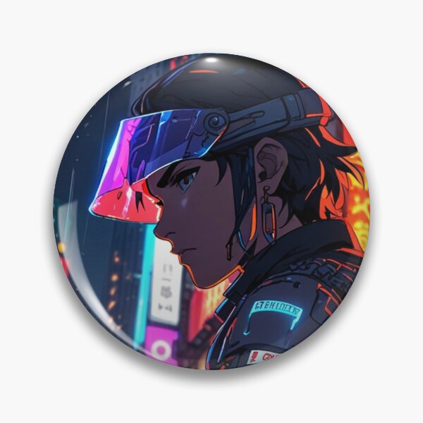 Item preview, Futuristic Cyberpunk Policeman designed and sold by TondoMeander.