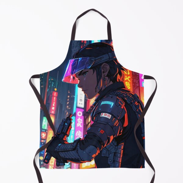 Item preview, Futuristic Cyberpunk Policeman designed and sold by TondoMeander.
