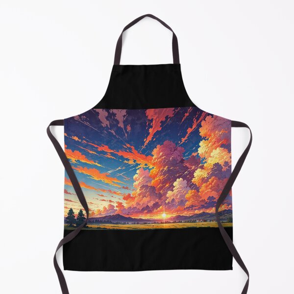 Item preview, Mountain landscape in anime style. designed and sold by ArtCraftLab.