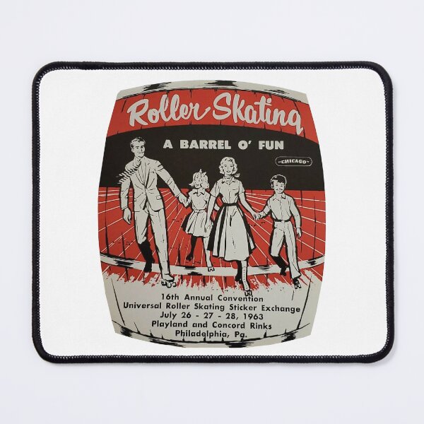 Item preview, 1963 Sticker Exchange Playland And Concord Rinks Philadelphia Pennsylvania Roller Skating Rink Sticker Decal Label designed and sold by tislord.