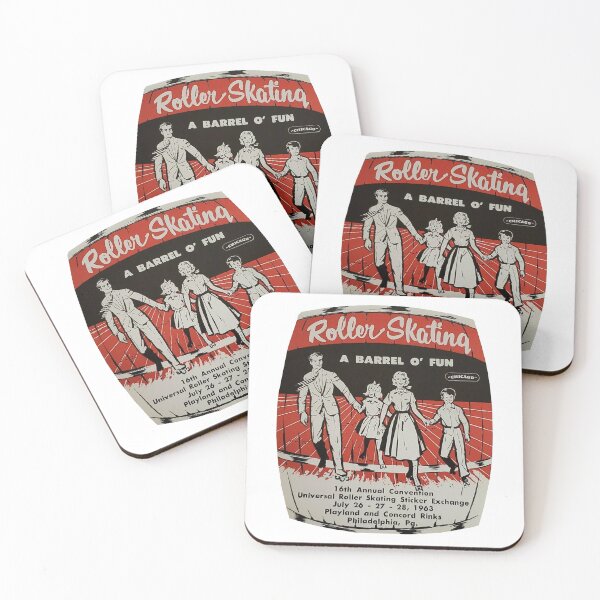 Item preview, 1963 Sticker Exchange Playland And Concord Rinks Philadelphia Pennsylvania Roller Skating Rink Sticker Decal Label designed and sold by tislord.
