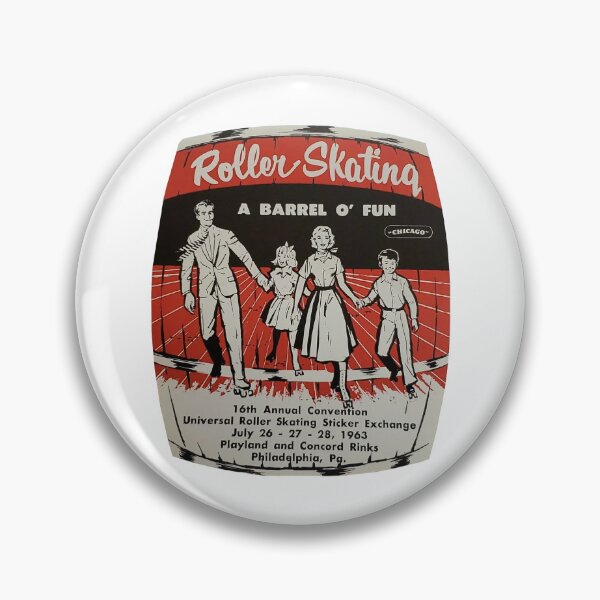 Item preview, 1963 Sticker Exchange Playland And Concord Rinks Philadelphia Pennsylvania Roller Skating Rink Sticker Decal Label designed and sold by tislord.