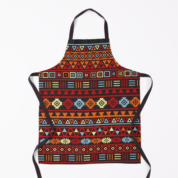 Item preview, Aztec Influence Ptn IV Orange Red Blue Black Yellow designed and sold by NataliePaskell.