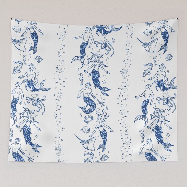 Item preview, merfolk stripes designed and sold by kobyakov.