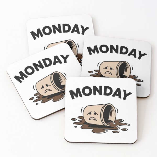 Item preview, Spilled coffee Monday designed and sold by VividTrails.