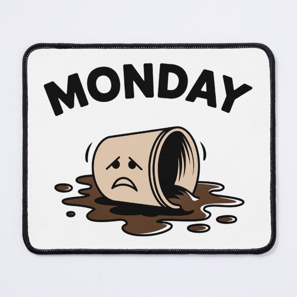 Item preview, Spilled coffee Monday designed and sold by VividTrails.