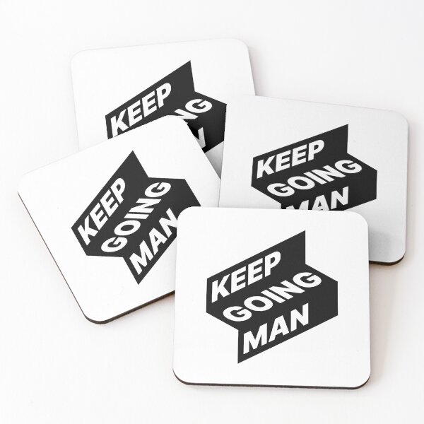 Item preview, Keep Going Man designed and sold by PiranhaEatFashion.