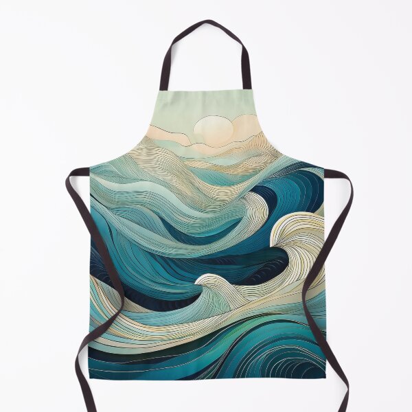 Item preview, A dynamic composition of abstract waves and lines, evoking movement and fluidity. designed and sold by HEMRO.