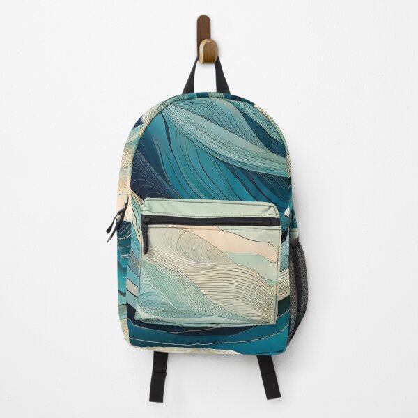Item preview, A dynamic composition of abstract waves and lines, evoking movement and fluidity. designed and sold by HEMRO.