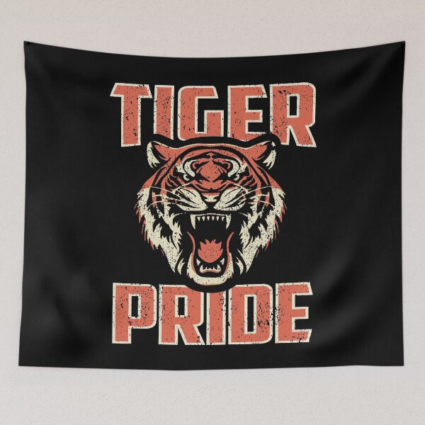 Item preview, Tiger Pride Tigers Mascot Vintage School Sports Team designed and sold by pixeljamz.