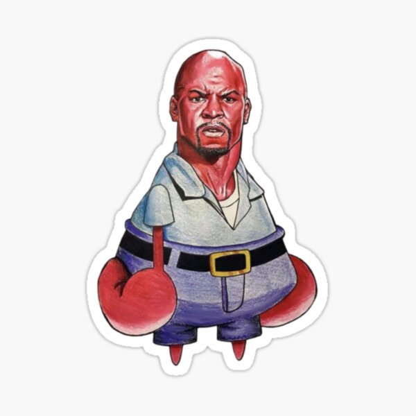 Artikel-Vorschau von Terry Crews als Krabben-Sketch-Meme, designt und verkauft von Endless-mind.