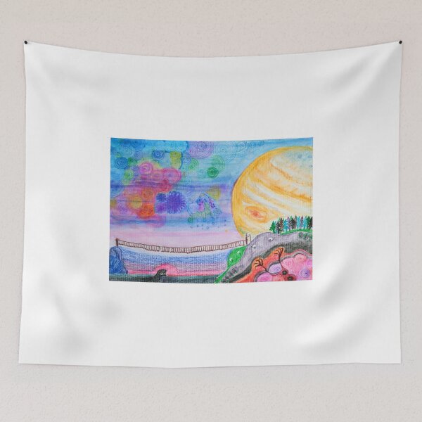 Item preview, The landscape with a small bridge and Jupiter designed and sold by Yukion.