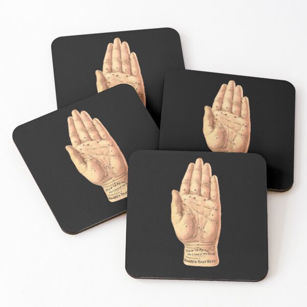 Item preview, Antique Fortune Telling Palmistry Hand Knapp's Root Beer designed and sold by Pixelchicken.