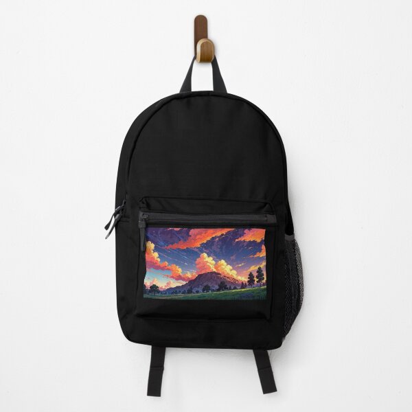 Item preview, Mountain landscape in anime style. designed and sold by ArtCraftLab.