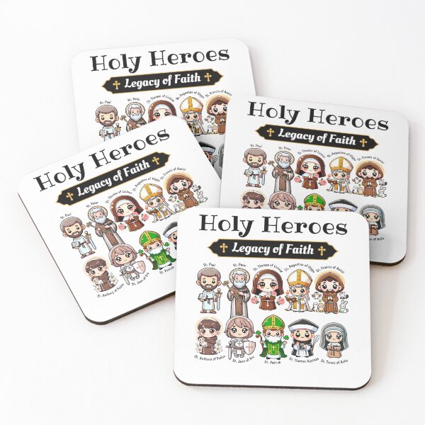 Item preview, Holy Heroes Legacy of Faith Catholic Saints Collection kids designed and sold by NUMAcreations.