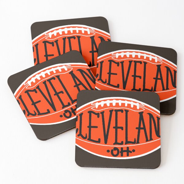 Item preview, Cleveland OH Hand-Drawn Football Typography Design designed and sold by thegoodwordsco.