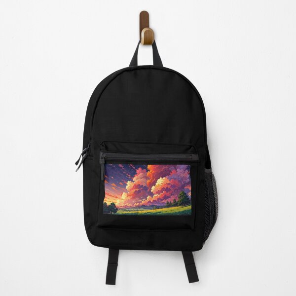 Item preview, Mountain landscape in anime style. designed and sold by ArtCraftLab.