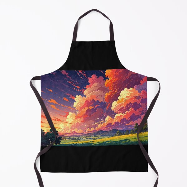 Item preview, Mountain landscape in anime style. designed and sold by ArtCraftLab.