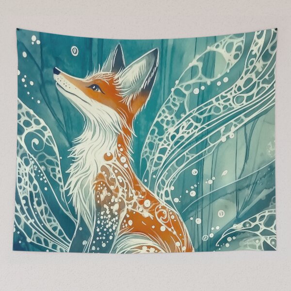 Item preview, Winter Fox design No 3. Animal illustration. designed and sold by Shoot-The-Moon.