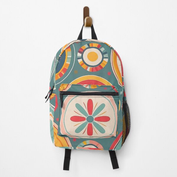 Item preview, A playful medallion pattern design with irregularly shaped, whimsical medallions in bright colors. designed and sold by HEMRO.