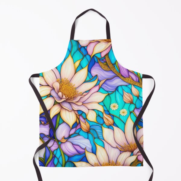 Item preview, Stained glass flowers in pastel color designed and sold by Witsprings.