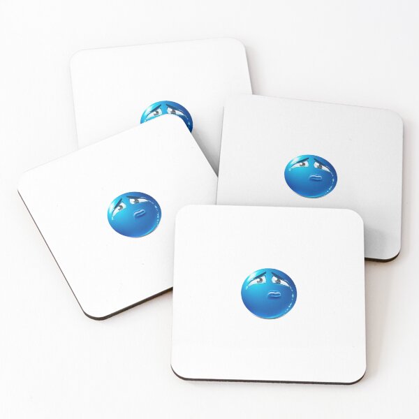 Item preview, Sad blue crying meme emoji designed and sold by Leala Bemus.