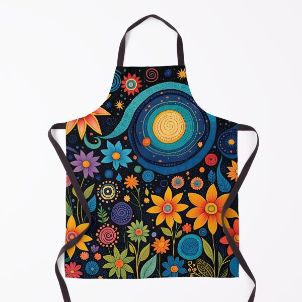 Aperçu de l'œuvre Jardin joyeux aux fleurs sauvages colorées créée et vendue par artedamensagem.
