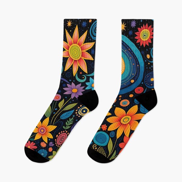 Aperçu de l'œuvre Jardin joyeux aux fleurs sauvages colorées créée et vendue par artedamensagem.