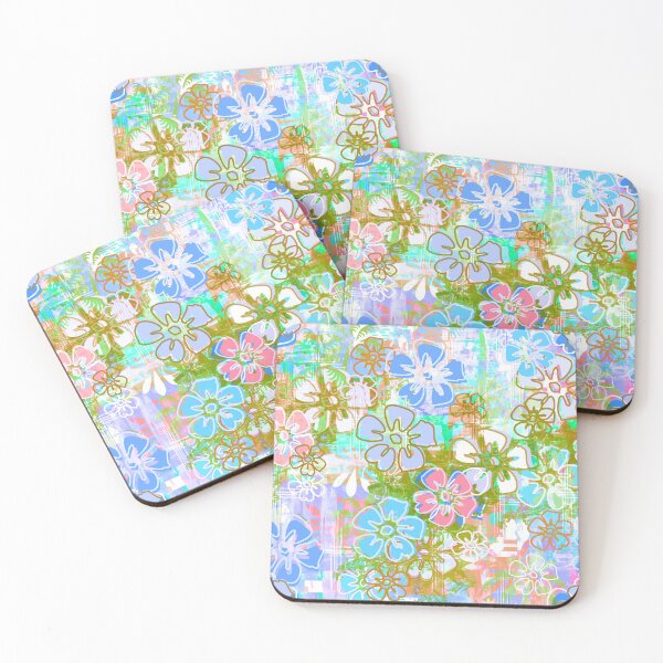 Item preview, Summer Floral Hibiscus Seamless Repeat designed and sold by Sharon Schwalbe.
