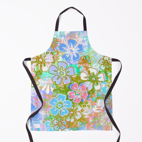 Item preview, Summer Floral Hibiscus Seamless Repeat designed and sold by Sharon Schwalbe.