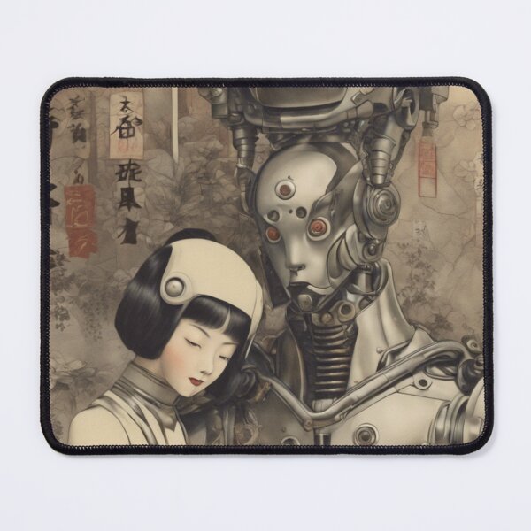 Item preview, Robot Shunga Erotic Art Imitation | #23 designed and sold by NickWhittleArt.