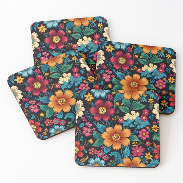 Item preview, COLORFUL FLOWERS INTRICATELY DETAILED designed and sold by likbatonboot.