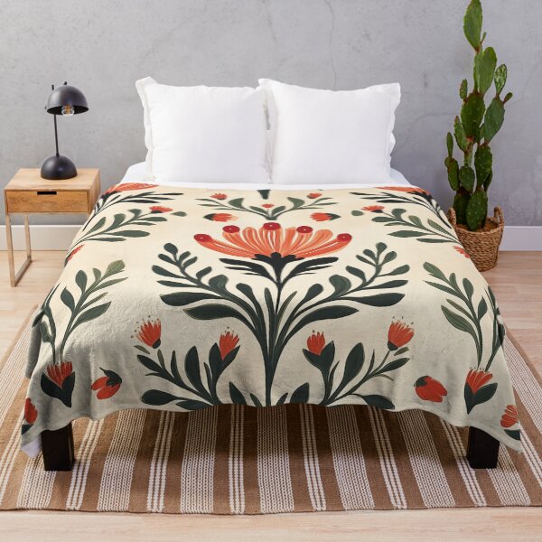 Item preview, A pattern design of Indian Paintbrush flowers. designed and sold by HEMRO.