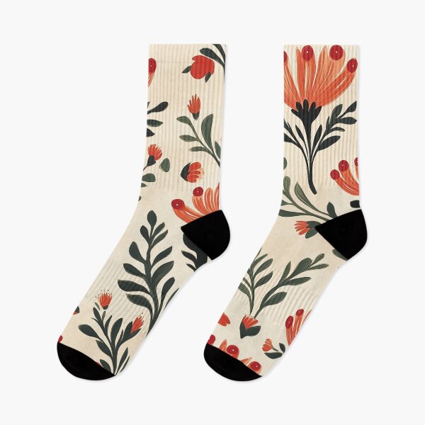 Item preview, A pattern design of Indian Paintbrush flowers. designed and sold by HEMRO.