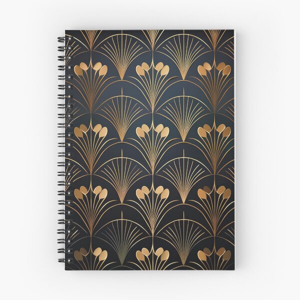 Item preview,  Art Deco Florals- Elegant flowers with an Art Deco twist, using gold, black, and jewel tones. designed and sold by HEMRO.