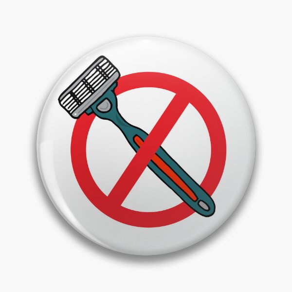 Item preview, No Shaver Razors Allowed Funny Barber Sign designed and sold by HotHibiscus.