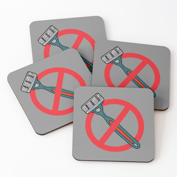 Item preview, No Shaver Razors Allowed Funny Barber Sign designed and sold by HotHibiscus.