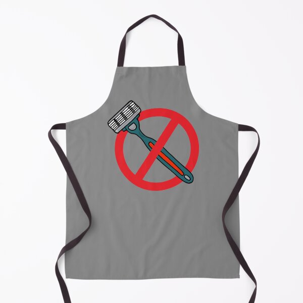 Item preview, No Shaver Razors Allowed Funny Barber Sign designed and sold by HotHibiscus.