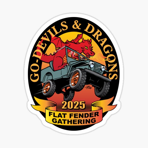 Go-Devils and Dragons 2025 Sticker
