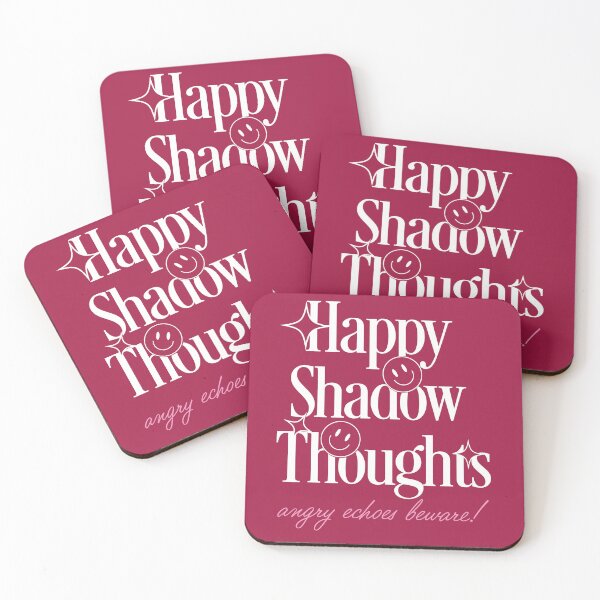 Item preview, Happy Shadow Thoughts in White letters designed and sold by nlmarte.