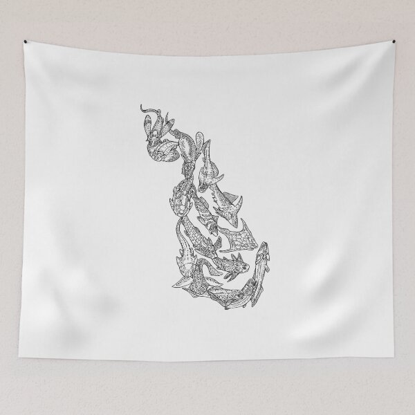 Item preview, Placoderms - Armouredfish - Black and White - Evolution designed and sold by EvolutionPoster.