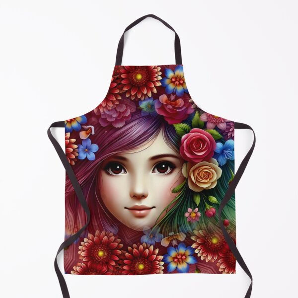 Item preview, Beautiful lady surrounded by beautiful flowers designed and sold by roshana3.